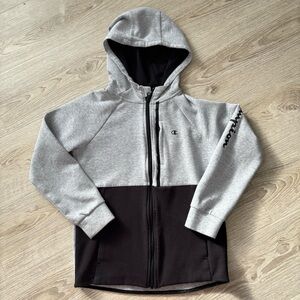 Champion Kids Two-Tone Gray and Black Jacket